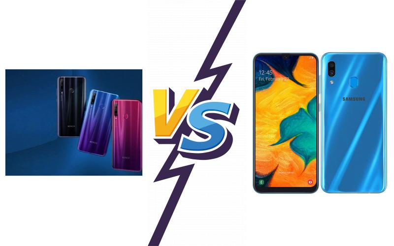 compare Honor 20i vs Samsung Galaxy A30