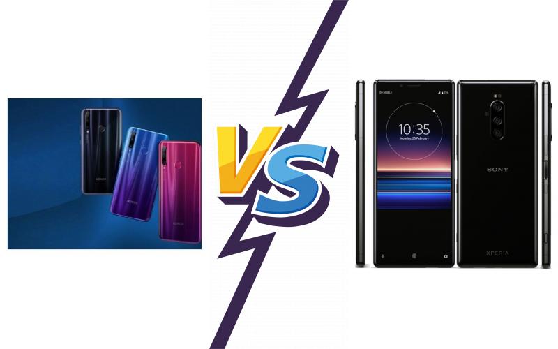 compare Honor 20i vs Sony Xperia 1