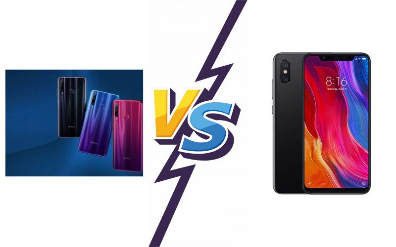 compare Honor 20i vs Xiaomi Mi 8