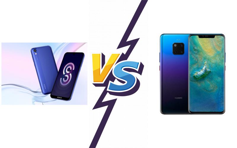 compare Honor 8S vs Huawei Mate 20 Pro