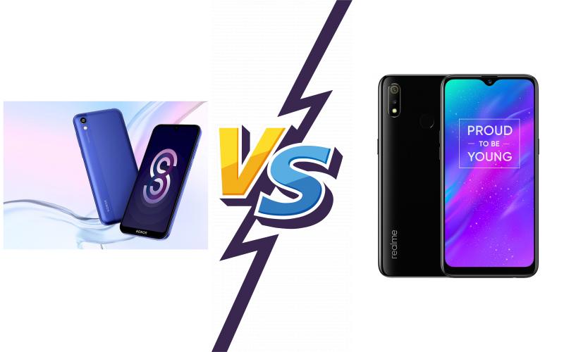 compare Honor 8S vs Realme 3