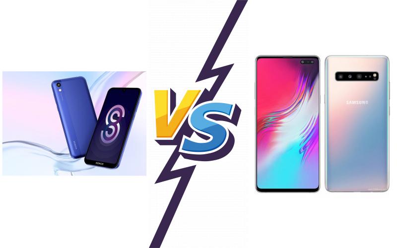 compare Honor 8S vs Samsung Galaxy S10 5G compare Honor 8S vs Samsung Galaxy S10 5G