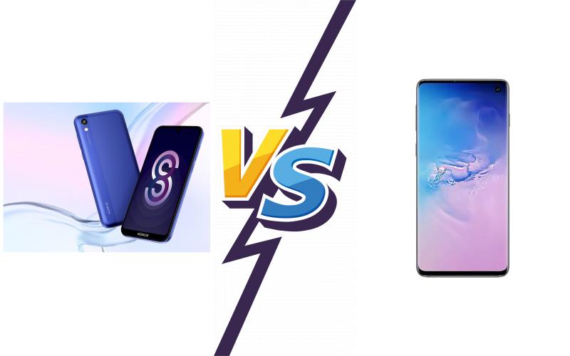 compare Honor 8S vs Samsung Galaxy S10