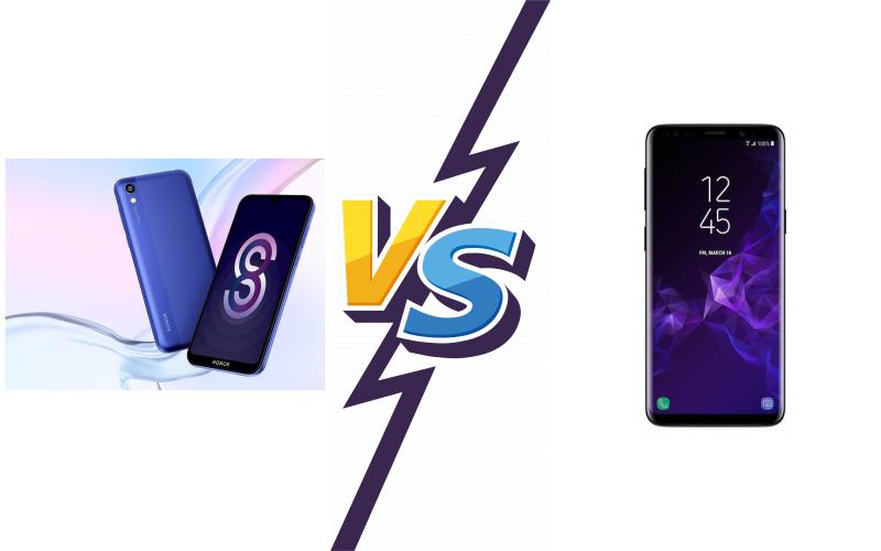 compare Honor 8S vs Samsung Galaxy S9