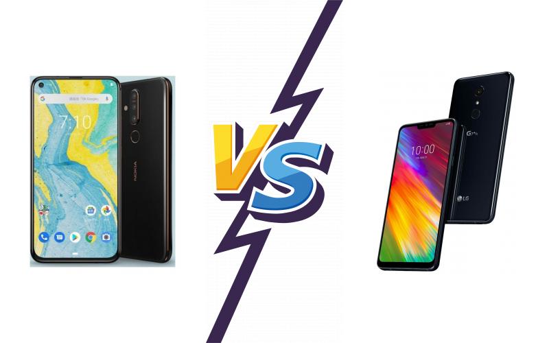 compare Nokia X71 vs LG G7 Fit