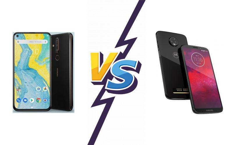 compare Nokia X71 vs Motorola Moto Z3