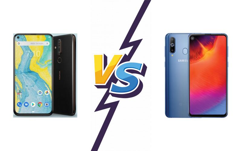 compare Nokia X71 vs Samsung Galaxy A8s