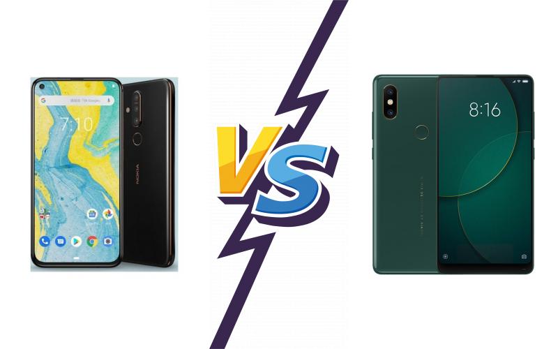 compare Nokia X71 vs Xiaomi Mi Mix 2S