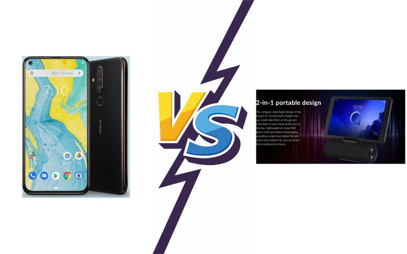 compare Nokia X71 vs alcatel 3T 10