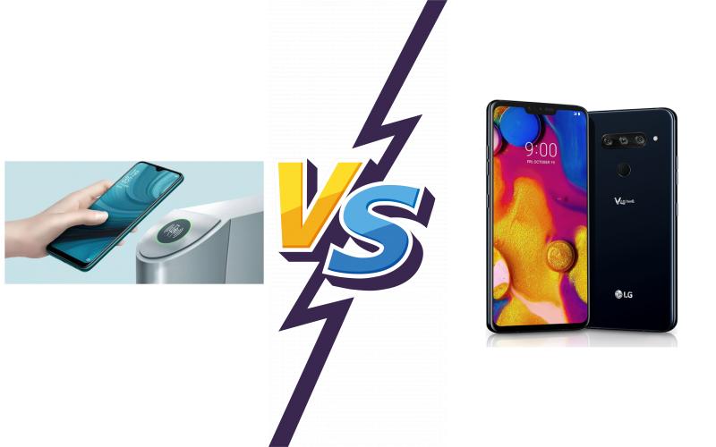 compare Oppo A7n vs LG V40 ThinQ