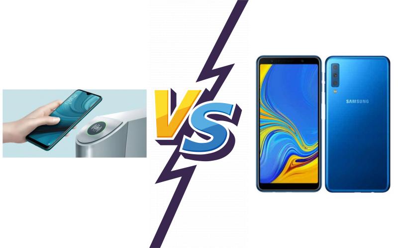 compare Oppo A7n vs Samsung Galaxy A7 (2018)