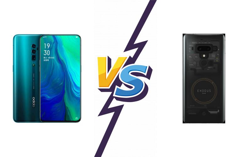 compare Oppo Reno 10x zoom vs HTC Exodus 1