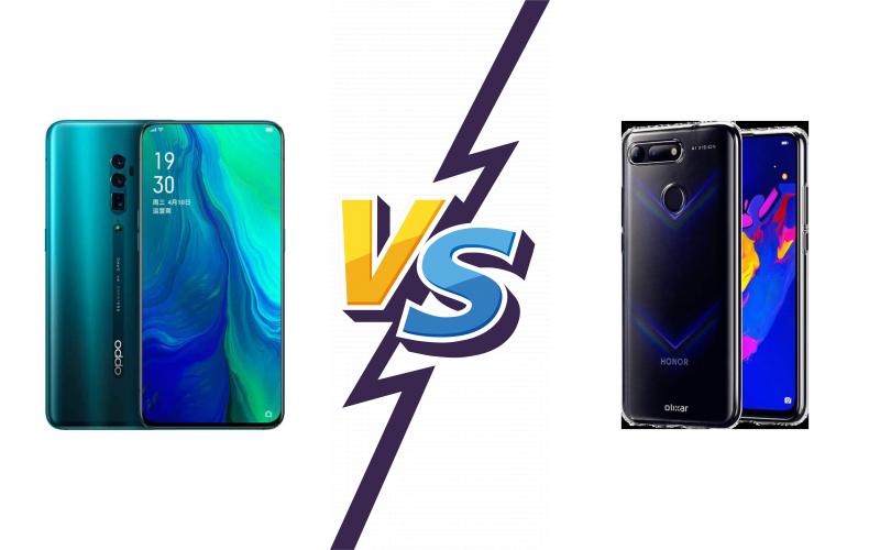 compare Oppo Reno 10x zoom vs Honor 20