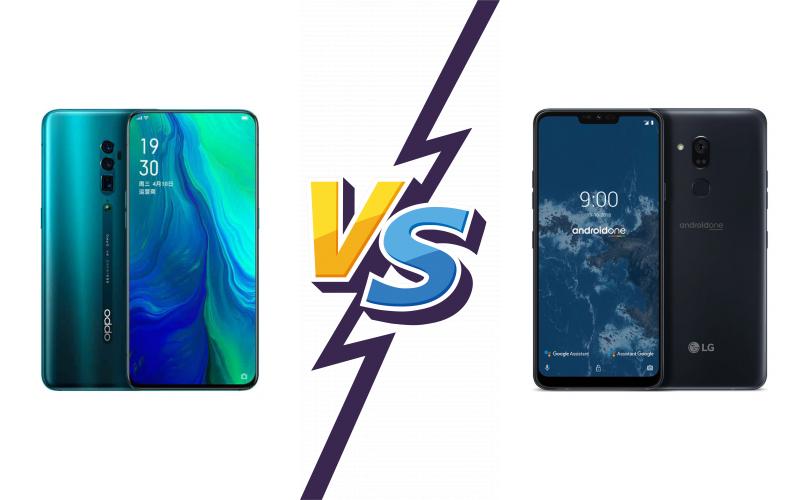 compare Oppo Reno 10x zoom vs LG G7 One