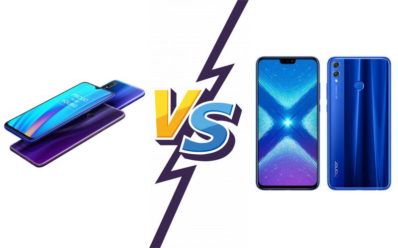 compare Realme 3 Pro vs Honor 8X