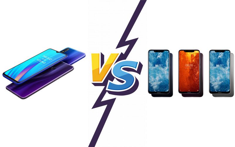 compare Realme 3 Pro vs Nokia 8.1 (Nokia X7)