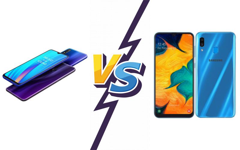 compare Realme 3 Pro vs Samsung Galaxy A30