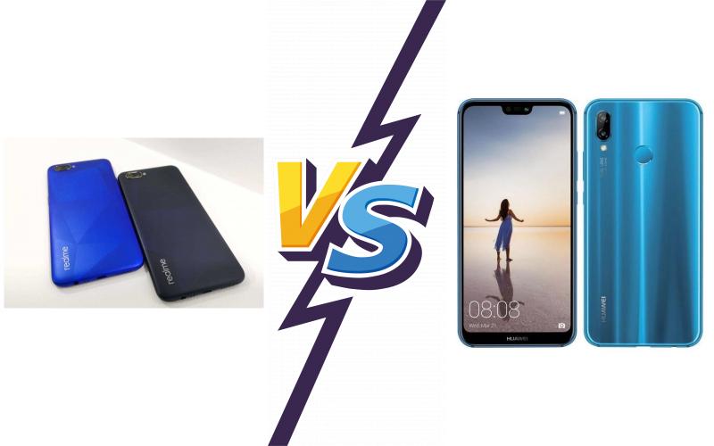 compare Realme C2 vs Huawei P30 lite