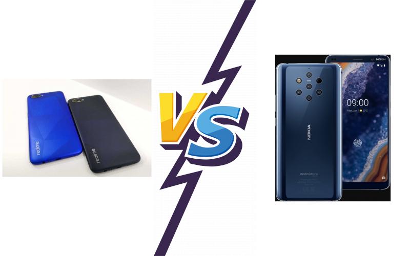 compare Realme C2 vs Nokia 9 PureView