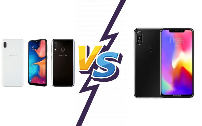 compare Samsung Galaxy A20e vs Motorola P30