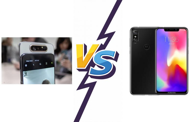 compare Samsung Galaxy A80 vs Motorola P30