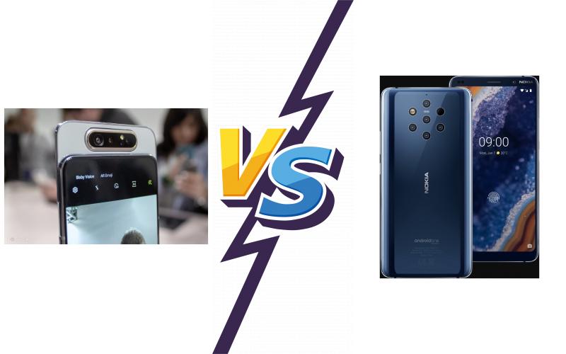 compare Samsung Galaxy A80 vs Nokia 9 PureView