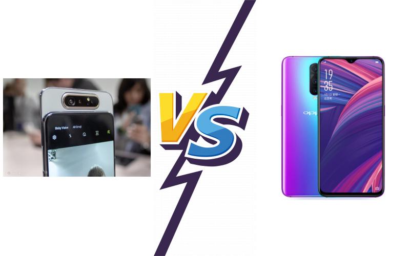 compare Samsung Galaxy A80 vs Oppo RX17 Pro