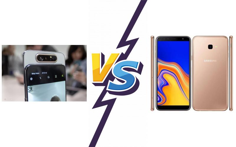 compare Samsung Galaxy A80 vs Samsung Galaxy J6+ compare Samsung Galaxy A80 vs Samsung Galaxy J6+