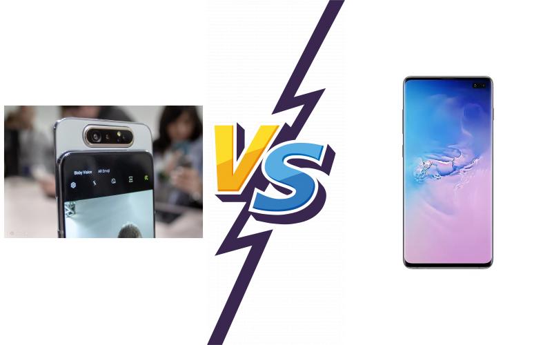 compare Samsung Galaxy A80 vs Samsung Galaxy S10+