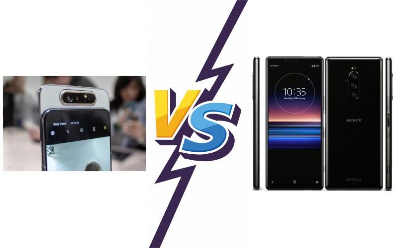 compare Samsung Galaxy A80 vs Sony Xperia 1 compare Samsung Galaxy A80 vs Sony Xperia 1
