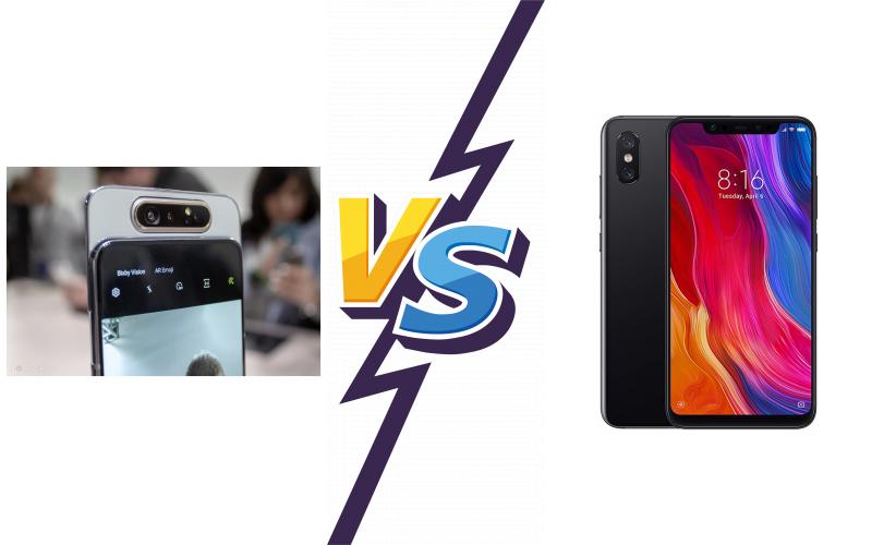 compare Samsung Galaxy A80 vs Xiaomi Mi 8