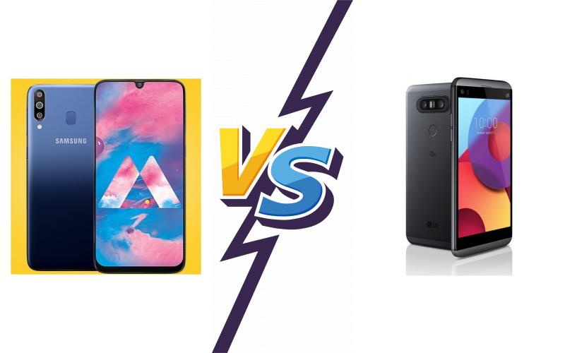 compare Samsung Galaxy A90 vs LG Q8