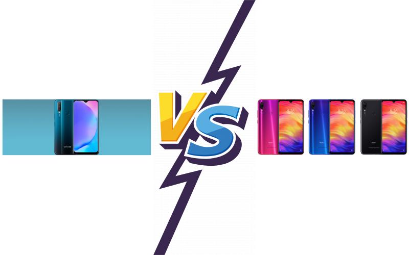 compare vivo Y17 vs Xiaomi Redmi Note 7 Pro