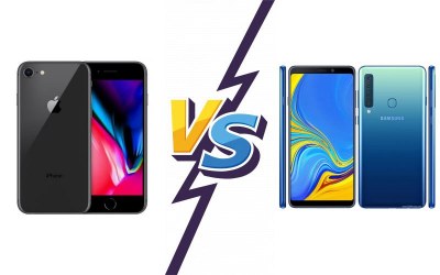Apple iPhone 8 vs Samsung Galaxy A9 (2018)