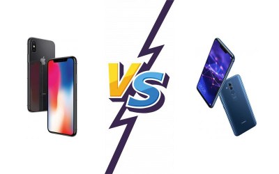 Apple iPhone X vs Huawei Mate 20 lite
