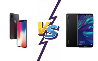 Apple iPhone X vs Huawei Y7 Pro (2019)