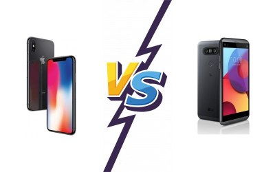 Apple iPhone X vs LG Q8