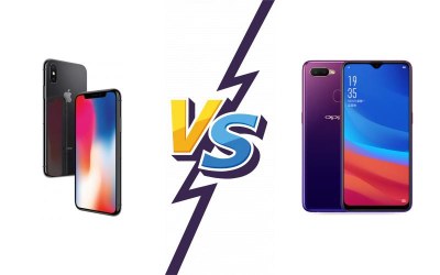 Apple iPhone X vs Oppo A7x