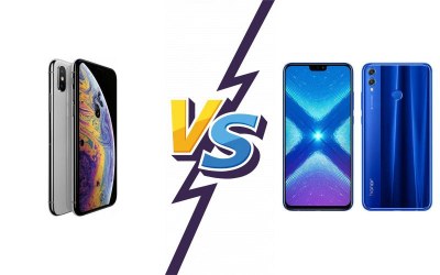 Apple iPhone XS Max vs Honor 8X