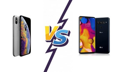 Apple iPhone XS Max vs LG V40 ThinQ