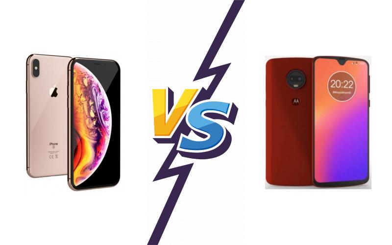 compare Apple iPhone XS vs Motorola Moto G7 Plus compare Apple iPhone XS vs Motorola Moto G7 Plus