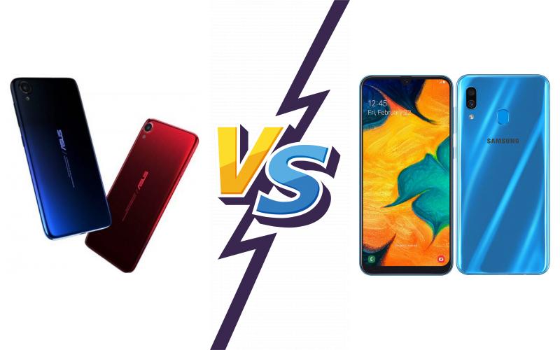 compare Asus ZenFone Live (L2) vs Samsung Galaxy A30