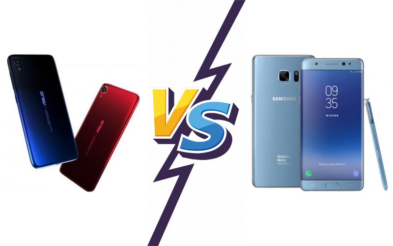 compare Asus ZenFone Live (L2) vs Samsung Galaxy Note FE