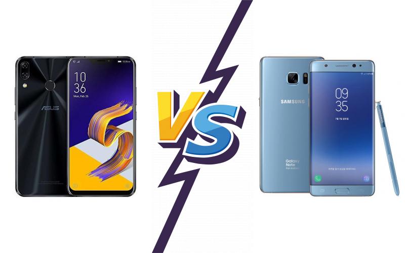 compare Asus Zenfone 5z ZS620KL vs Samsung Galaxy Note FE compare Asus Zenfone 5z ZS620KL vs Samsung Galaxy Note FE