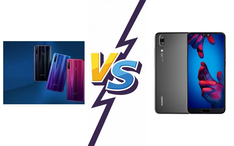 compare Honor 20i vs Huawei P20