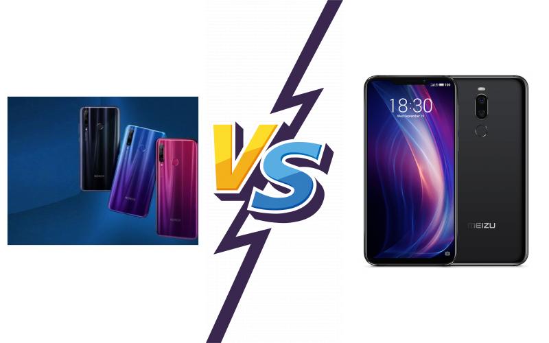 compare Honor 20i vs Meizu X8