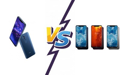 Huawei Mate 20 lite vs Nokia 8.1 (Nokia X7)