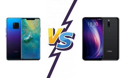 Huawei Mate 20 vs Meizu X8