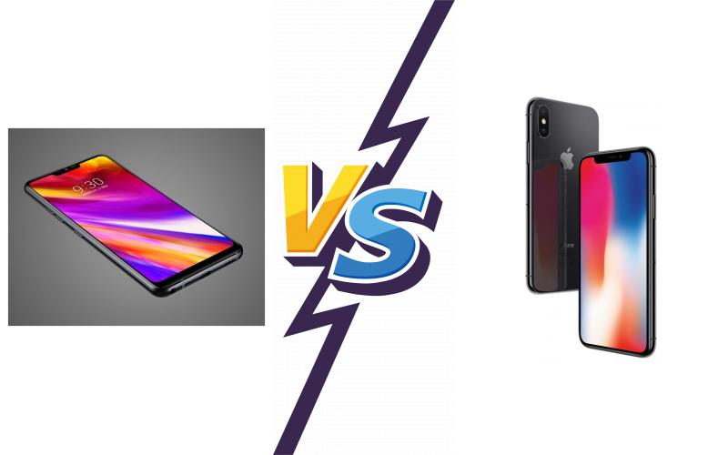 compare LG Q9 vs Apple iPhone X