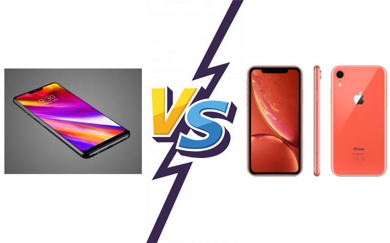 compare LG Q9 vs Apple iPhone XR